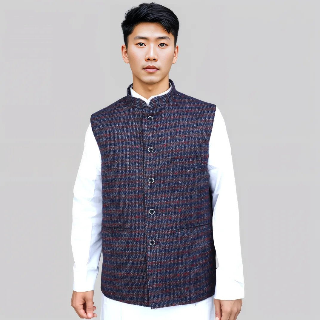Heritage Hues Nehru Jacket - Bin Farooq Clothing