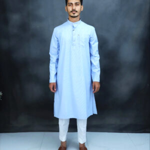 Men's Striped Blue Kurta Collection